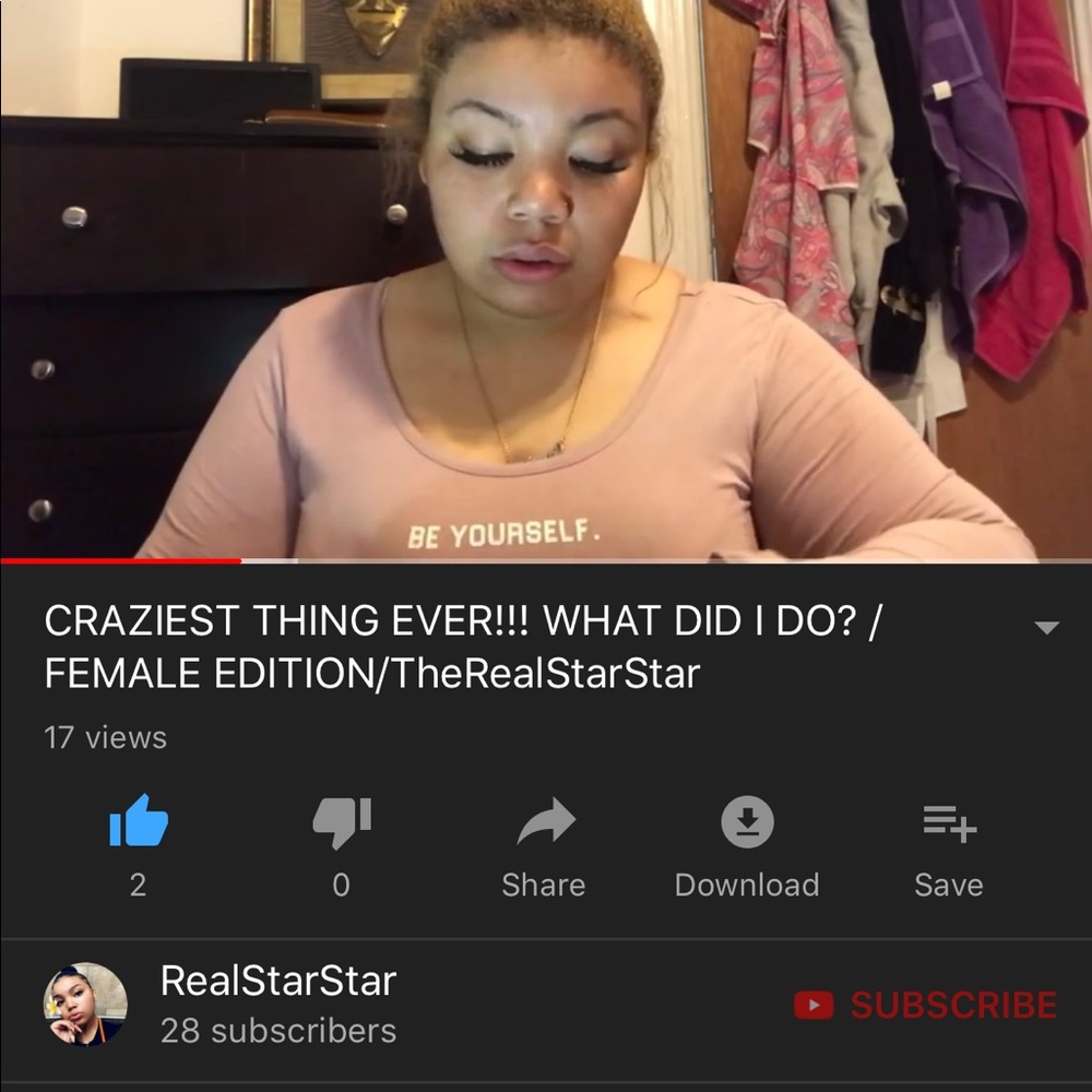 Go watch my first YouTube video